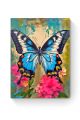 Алмазная мозаика на подрамнике «Синяя бабочка» 40x30 см