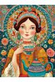 Алмазная мозаика без подрамника «Сударушка» 40x30 см