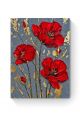 Алмазная мозаика на подрамнике «Красные маки» 50x40 см
