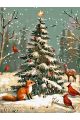 Картина по номерам без подрамника «Новый год» 130x100 см