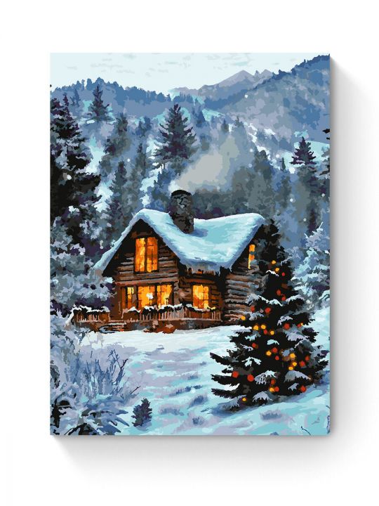 Картина по номерам на подрамнике «Рождество» 90x70 см