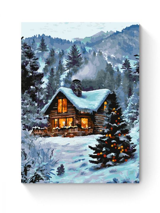 Картина по номерам на подрамнике «Рождество» 80x60 см