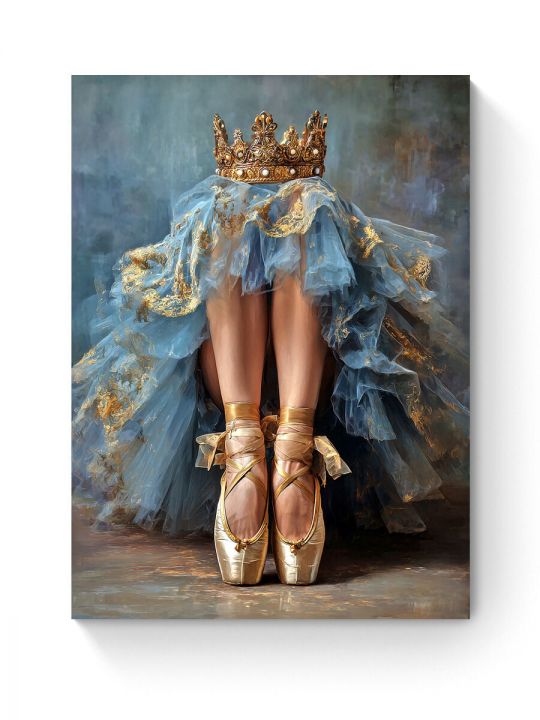 Алмазная мозаика на подрамнике «Королева танца» 40x30 см, 46 цветов