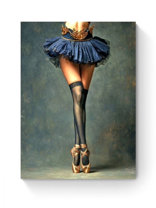 Алмазная мозаика на подрамнике «На пуантах» 50x40 см