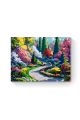 Картина по номерам на подрамнике «Красочный сад» 35x25 см