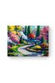 Картина по номерам на подрамнике «Красочный сад» 25x20 см
