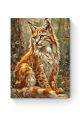 Картина по номерам на подрамнике «Рысь в лесу» 70x50 см