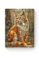 Картина по номерам на подрамнике «Рысь в лесу» 80x60 см