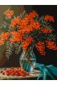 Картина по номерам на подрамнике «Букет рябины» 80x60 см