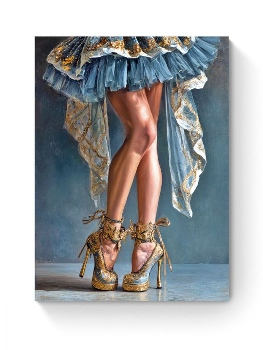 Алмазная мозаика на подрамнике «Мини-юбочка» 50x40 см