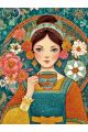 Алмазная мозаика без подрамника «Барыня» 90x70 см