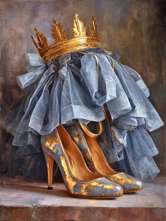 Алмазная мозаика без подрамника «Наряд царицы» 50x40 см