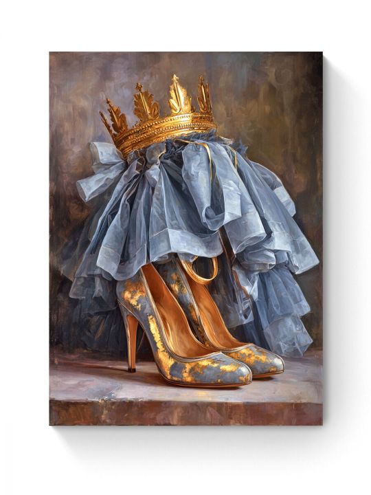 Алмазная мозаика на подрамнике «Наряд царицы» 40x30 см