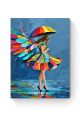 Алмазная мозаика на подрамнике «Под зонтом» 50x40 см