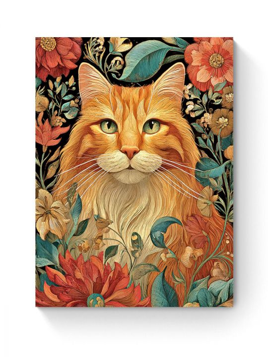 Алмазная мозаика на подрамнике «Мурлыка» 40x30 см