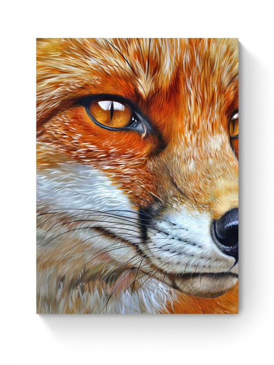 Алмазная мозаика на подрамнике «Рыжая лиса» 50x40 см