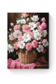 Картина по номерам на подрамнике «Розовый букет» 70x50 см
