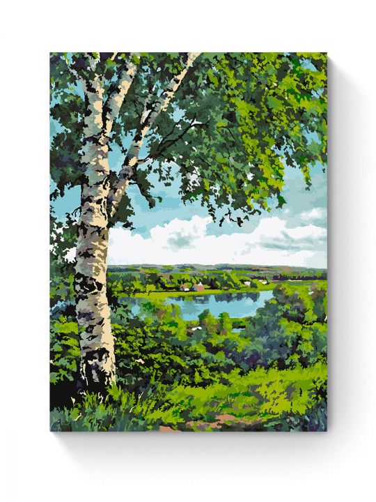 Картина по номерам на подрамнике «Просторы» 90x70 см