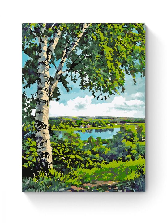 Картина по номерам на подрамнике «Просторы» 80x60 см