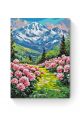 Картина по номерам на подрамнике «Долина пионов» 90x70 см