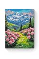 Картина по номерам на подрамнике «Долина пионов» 80x60 см