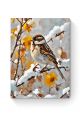 Картина по номерам на подрамнике «Воробей» 90x70 см