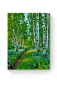 Картина по номерам на подрамнике «Берёзовый лес» 35x25 см