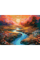 Картина по номерам на подрамнике «Яркий пейзаж» 35x25 см