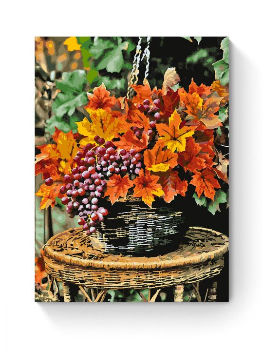 Картина по номерам на подрамнике «Осенний букет» 90x70 см