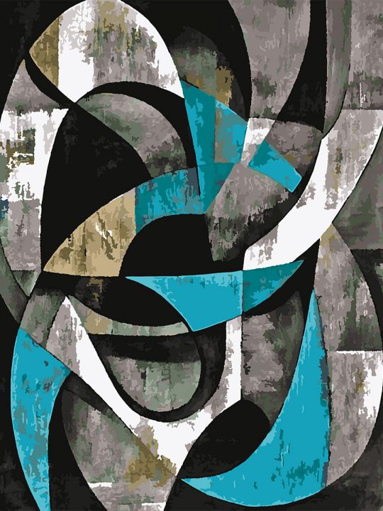 Картина по номерам без подрамника «Абстракция» 80x60 см