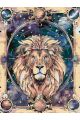 Картина по номерам без подрамника «Лев» 80x60 см