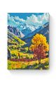 Картина по номерам на подрамнике «Осень в горах» 90x70 см