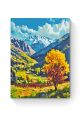 Картина по номерам на подрамнике «Осень в горах» 80x60 см