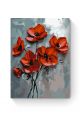 Картина по номерам на подрамнике «Красные маки» 35x25 см