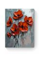 Картина по номерам на подрамнике «Красные маки» 25x20 см