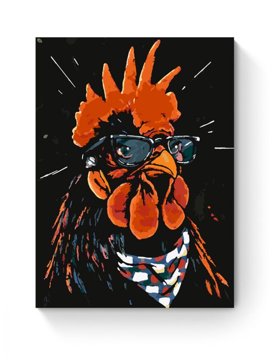 Картина по номерам на подрамнике «Арт-Петух» 35x25 см