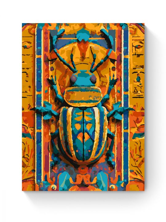 Картина по номерам на подрамнике «Жук Скарабей» 25x20 см