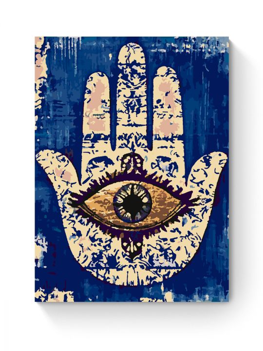 Картина по номерам на подрамнике «Глаз Фатимы» 35x25 см
