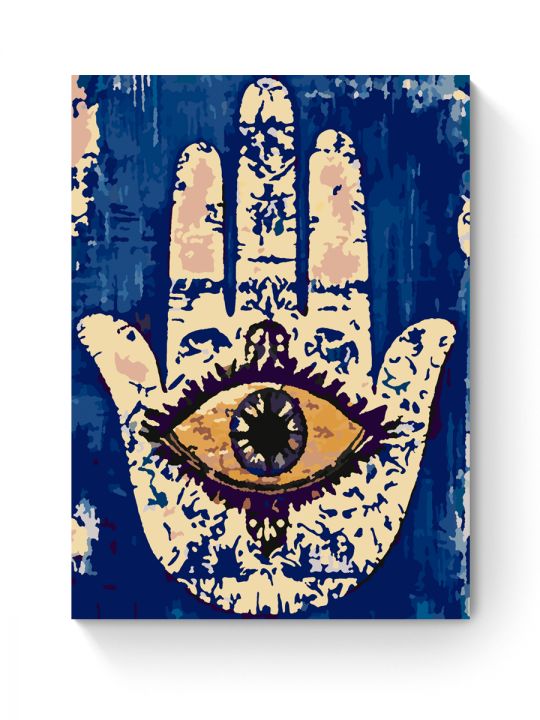 Картина по номерам на подрамнике «Глаз Фатимы» 25x20 см