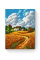 Картина по номерам на подрамнике «Поля пшеницы» 80x60 см