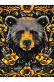 Картина по номерам на подрамнике «Медведь-тотем» 90x70 см