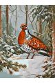 Картина по номерам на подрамнике «Фазан в лесу» 90x70 см