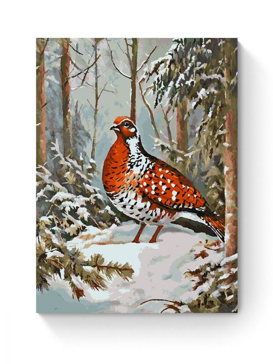 Картина по номерам на подрамнике «Фазан в лесу» 80x60 см