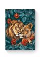 Картина по номерам на подрамнике «Львы» 80x60 см