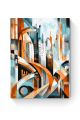 Картина по номерам на подрамнике «Мегаполис» 90x70 см