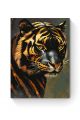 Картина по номерам на подрамнике «Золотой тигр» 90x70 см