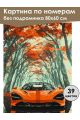 Картина по номерам без подрамника «Суперкар» 80x60 см