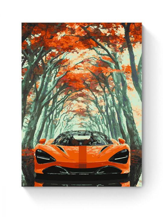 Картина по номерам на подрамнике «Суперкар» 80x60 см