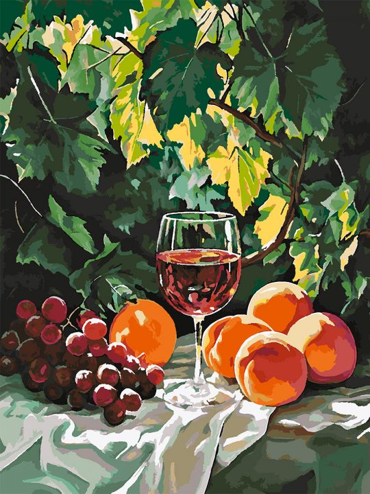 Картина по номерам без подрамника «Вкус лета» 90x70 см