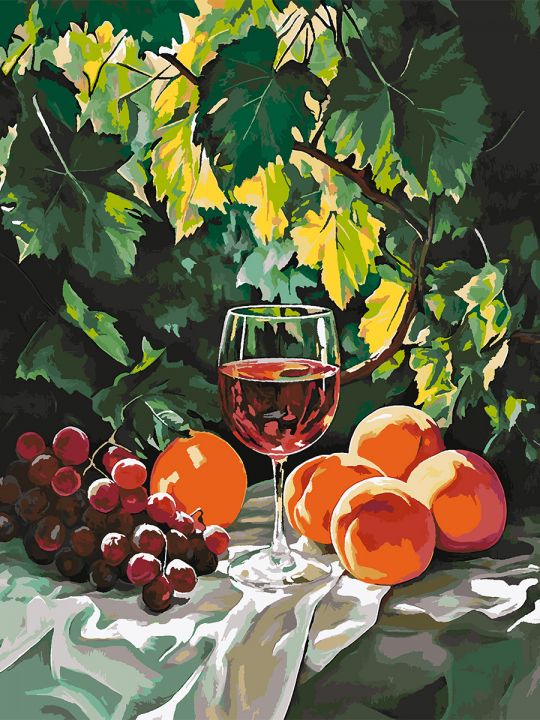 Картина по номерам без подрамника «Вкус лета» 130x100 см